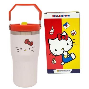 Imagem de Copo Térmico Tumbler Hanger 650Ml Hello Kitty Zona Criativa