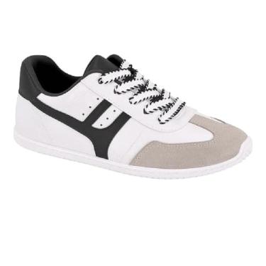 Imagem de Tenis Moleca Casual Ref 5827.101.18014 Branco/preto/cinza 037