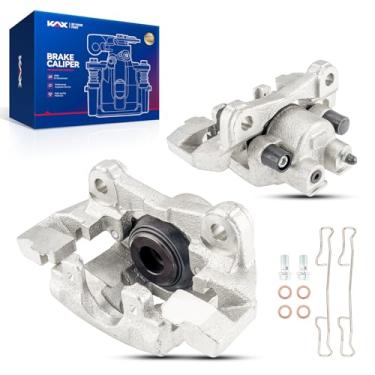 Imagem de KAX Pinça de freio 18B4819+18B4818 compatível com Jeep Grand Cherokee 1999 2000 2001 2002 2003 2004, pinça de freio a disco traseiro
