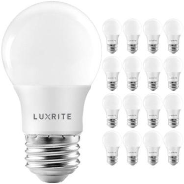 Imagem de Lâmpada LED LUXRITE A15 7W (equivalente a 40W) 5000K 600lm E26 16Pk