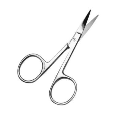 Imagem de Tesoura Tesourinha Cortar Unha Sobrancelha Cílios Cortador p/ Unhas po