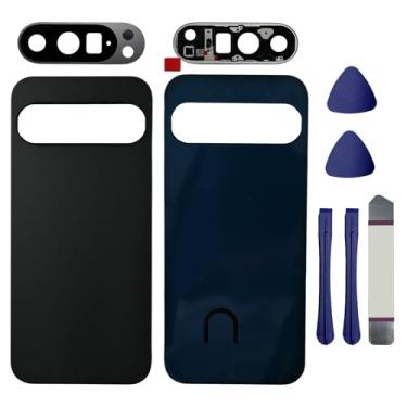 Imagem de Substituição de vidro traseiro para Pixel 9 Pro com lente de câmera traseira para Google Pixel 9 Pro com tampa traseira + fitas de pré-instalação + ferramentas (não adequado para Pixel 9/9 Pro XL