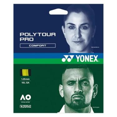 Imagem de Yonex Corda de tênis amarela Poly Tour Pro Flash (18)