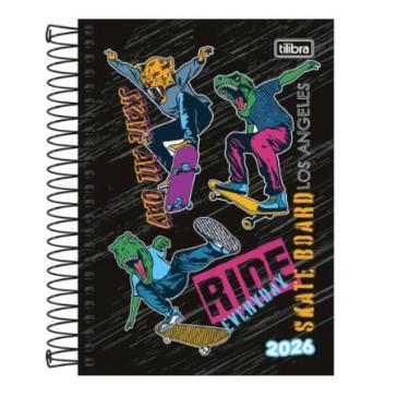 Imagem de AGENDA ESPIRAL SPICE MASCULINA 2026 CAPA 4 TILIBRA 393738