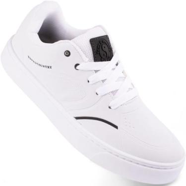 Imagem de Tênis Town & Country Masculino Original Tips Lançamento Cor:BrancoTama