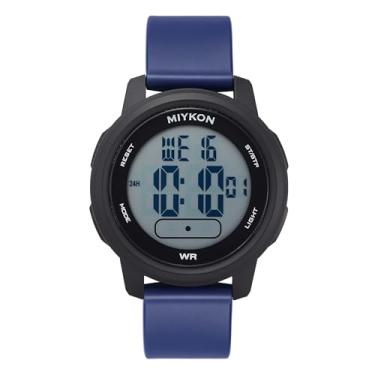 Imagem de Miykon Relógio digital ultrafino masculino – Relógio esportivo minimalista à prova d'água com tela grande e fácil de ler – resina à prova de choque, superiluminador, cronômetro e temporizador, alarme