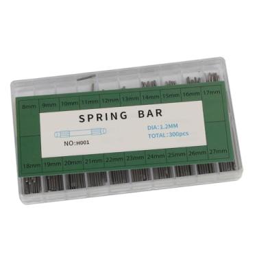 Imagem de Generic 300 Peças Kit de Reparo de Barra de Fricção de Pino de Pulseira de Relógio de Aço Inoxidável 304 de Alta Durabilidade 1.2mm para Relojoeiros e Entusiastas de Faça você Mesmo