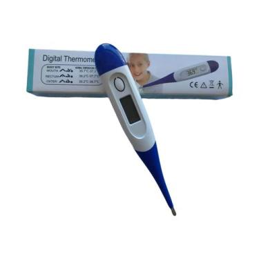 Imagem de Termômetro Digital De Ponta Macia Para Kit De Primeiros Socorros Domés