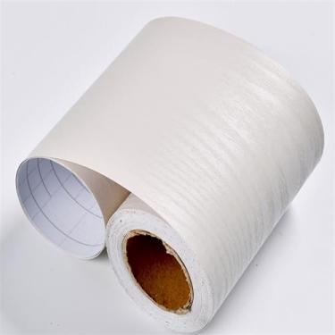 Imagem de GQQGSHOP Faixa autoadesiva de borda de parede de 5 metros à prova d'água, decoração de borda de parede, painéis de parede de PVC, borda de teto, moldura de porta, linha de cintura, decoração de