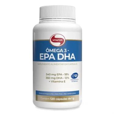 Imagem de Omega 3 Epa E Dha Pote Com 120 Capsulas 1000mg Vitafor