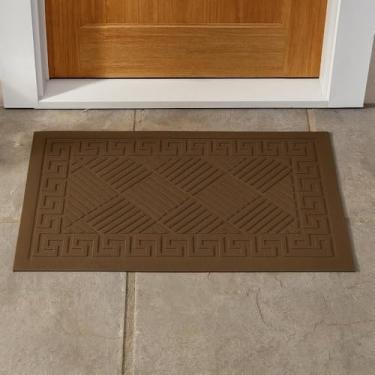 Imagem de Tapete De Entrada Capacho Residencial Vinil 60cm x 40cm Antiderrapante Home (2, Chocolate)