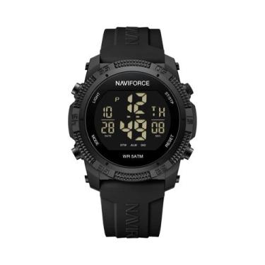 Imagem de Relógio Digital Masculino À Prova d'Água NAVIFORCE Com Display LCD, Pu