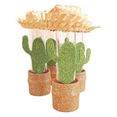 Imagem de Tubete Decorado Festa Junina Cacto Com Chapéu - Extra Festas