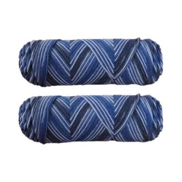 Imagem de Fio De Algodão Leite Colorido De 5 Fios Tingido Para Suéter De Bebê, 2