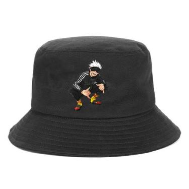 Imagem de Bucket Hat Jujutsus Kaisens Gojos Satorus Anime Unissex Casual - Yiwei
