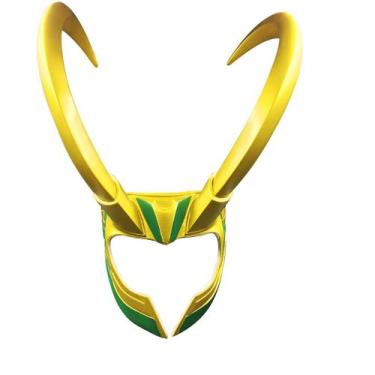 Imagem de Máscara de Halloween Loki Helmet Cosplay PVC para adultos - yiweisai