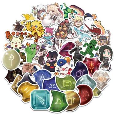 Imagem de Pacote de adesivos Finals Fantasy Anime, 50 unidades, desenho animado 
