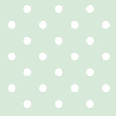 Imagem de Papel Parede Fundo Verde Claro E Circulos Branco Poa Adesivo