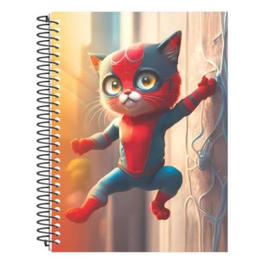 Imagem de Caderno 15 matérias 240 folhas capa dura super pets - PanAmericana, Ga