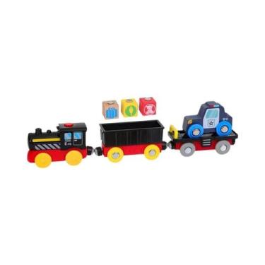 Imagem de Conjunto De Trem Locomotiva Magnético Operado Por Bateria Para Criança