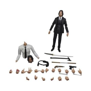 Imagem de Boneco De Ação Colecionável John Wick Capítulo 4 Mafex 212 KO Articula
