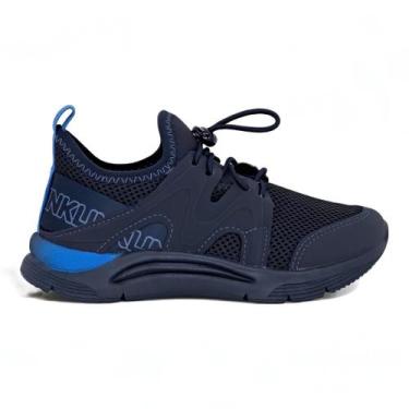 Imagem de Tenis Klin Infantil Masculino Menino New Sport Elastico Leve, Marinho,