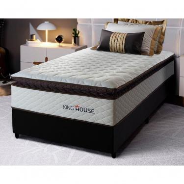 Imagem de Cama Box Espuma San Diego Solteirão 96x203 Branco King House