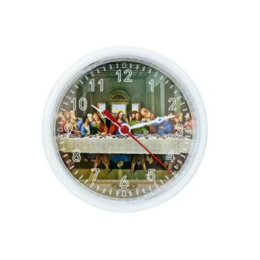 Imagem de Relógio de mesa ou parede de poliestireno 15cm - FMART, A