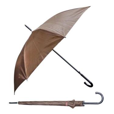 Imagem de Guarda chuva bengala automático 8 varetas - Casita, Marrom