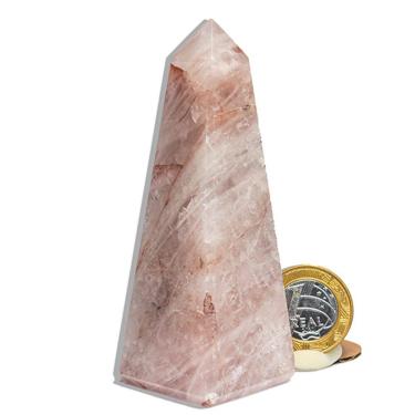Imagem de Obelisco Hematoide Vermelho Natural 10 a 12 cm 100 a 200 g - Tipo B