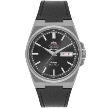 Imagem de Relógio ORIENT Automático 3 Estrelas Elegance Pulseira Couro YN6SC020 