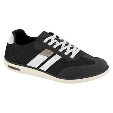 Imagem de Sapatênis Casual Br Sport 2272215 Masculino, Preto branco cinza, 41