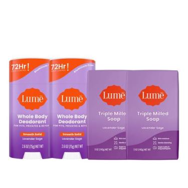Imagem de Pacote de desodorante e sabonete Lume Whole Body 75mL 72h Odor