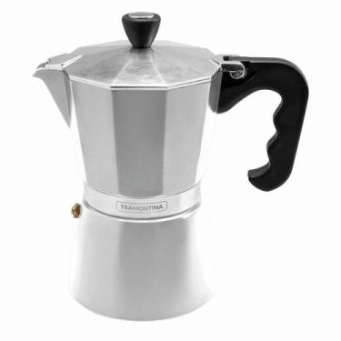 Imagem de Cafeteira Expresso Italiana Tramontina Em Alumínio Com Cabo Em Nylon 3