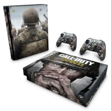 Imagem de Adesivo Compatível Xbox One X Skin - Call Of Duty Ww2 - Pop Arte Skins