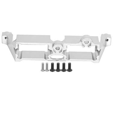 Imagem de VGEBY RC Steering Servo Mount, , Remote App Controlled Vehicle Parts Servos & Parts Aluminum Alloy RC Differential Lock Bracket Accessory for 1/10 RC Crawler(Silver)