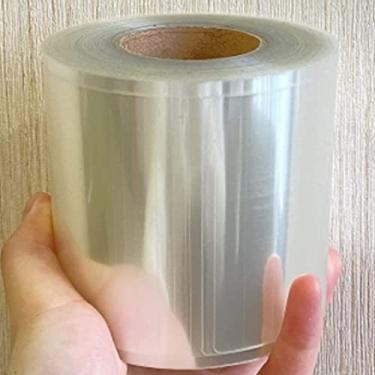 Imagem de Protetor de etiqueta transparente - super brilhante - etiquetas de vedação de pacote de varejo de 5 x 7 cm - 600 protetores de etiqueta por rolo