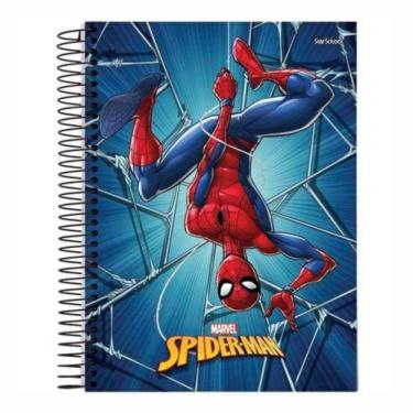 Imagem de Caderno 10 Matérias Spider-Man Espiral Capa Dura 160 Folhas - Starscho