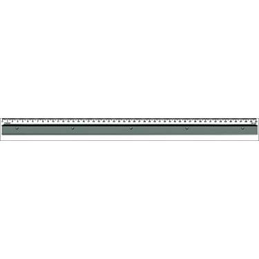 Imagem de Régua de Apoio para Cortador Rotativo e Estilete com Proteção para as Mãos, em Fórmica Branca 3 mm, ESTI-50F – Trident, ESTI-50F, Branca, 510 x 63 x 3 mm