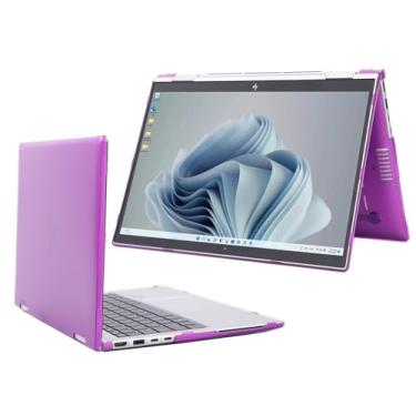 Imagem de mCover Capa compatível apenas para laptop Windows 2 em 1 HP EliteBook 830 de 13,3 polegadas 2022 ~ 2024 | 835 G9 / G10 e Elite x360 830 G9 / G10 (NÃO compatível com nenhum outro modelo HP) - Roxo
