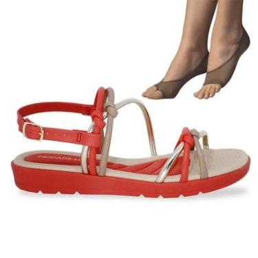 Imagem de Kit Sandália Rasteira Piccadilly Rejane Feminina-Feminino