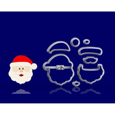 Imagem de Cortador Papai Noel Modular Mod 3 Tamanho 5 Cm
