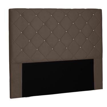 Imagem de Cabeceira Cama Box Solteiro 90Cm Tânia Suede Caramelo - Sheep Estofados Marrom