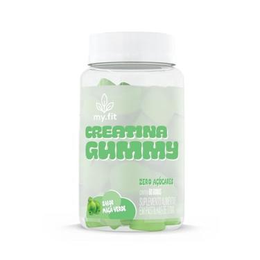 Imagem de Creatina Gummy, Sabor Maça Verde (60 Gomas) 3g de Creatina por Dose, Zero Açúcar - My Fit