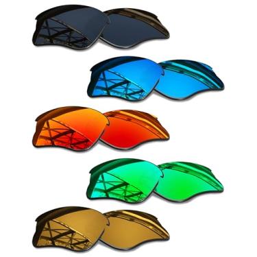 Imagem de SmartVLT Conjunto de 5 lentes de reposição masculinas para Oakley Flak Jacket XLJ pacote combo de óculos de sol S02