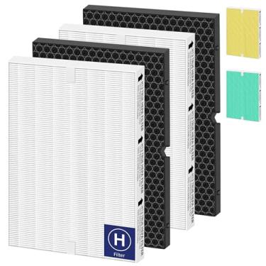 Imagem de 116130 Replacement Filter H for Winix 5500-2 Am80 Plasmawave Air Purifier True Hepa Carbon Filter, 2 Set