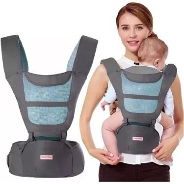 Imagem de Canguru Porta Bebê 6 Posições Importway Ergonômico Acolchoado 3 a 12 M