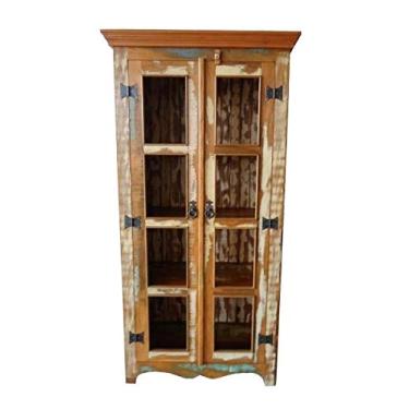 Imagem de Armário Rústico Andrew em Madeira de Demolição - Cód 2209