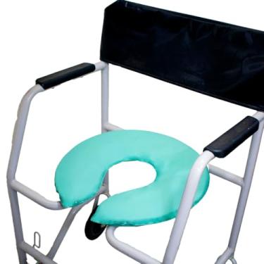 Imagem de Almofada Higiênica Ortopédica Forração Anti Escaras, Hemorroida e Cadeira de Banho (Espuma)