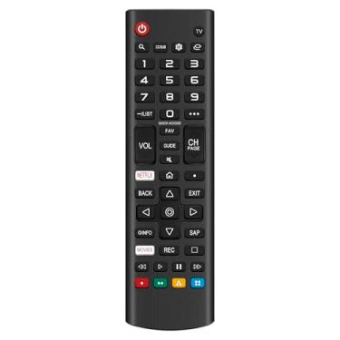 Imagem de AKB75675313 Controle remoto de substituição Sub AKB75675304 adequado para LG LED 4K UHD Smart webOS TV, 4K Ultra HD Smart LED TV 43UN7300PUC 43UN7300AUD 43UN7300PUD 43UN7100PUA 43UN7000PUB 43UN6675313